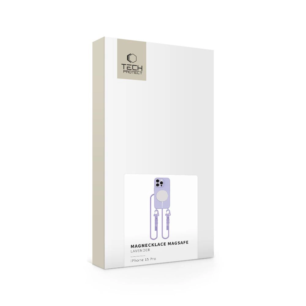 Tech-Protect MagNecklace MagSafe iPhone 15 Pro Case - Lavendereng