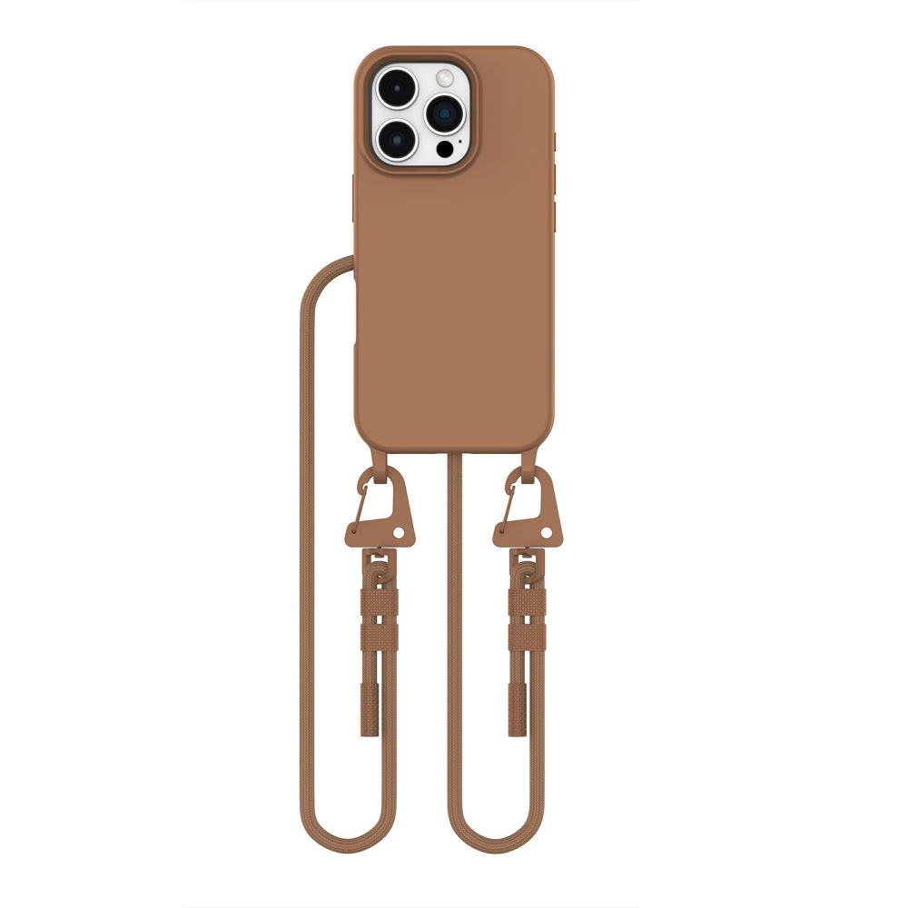 Tech-Protect MagNecklace MagSafe iPhone 16 Pro Case - Browneng