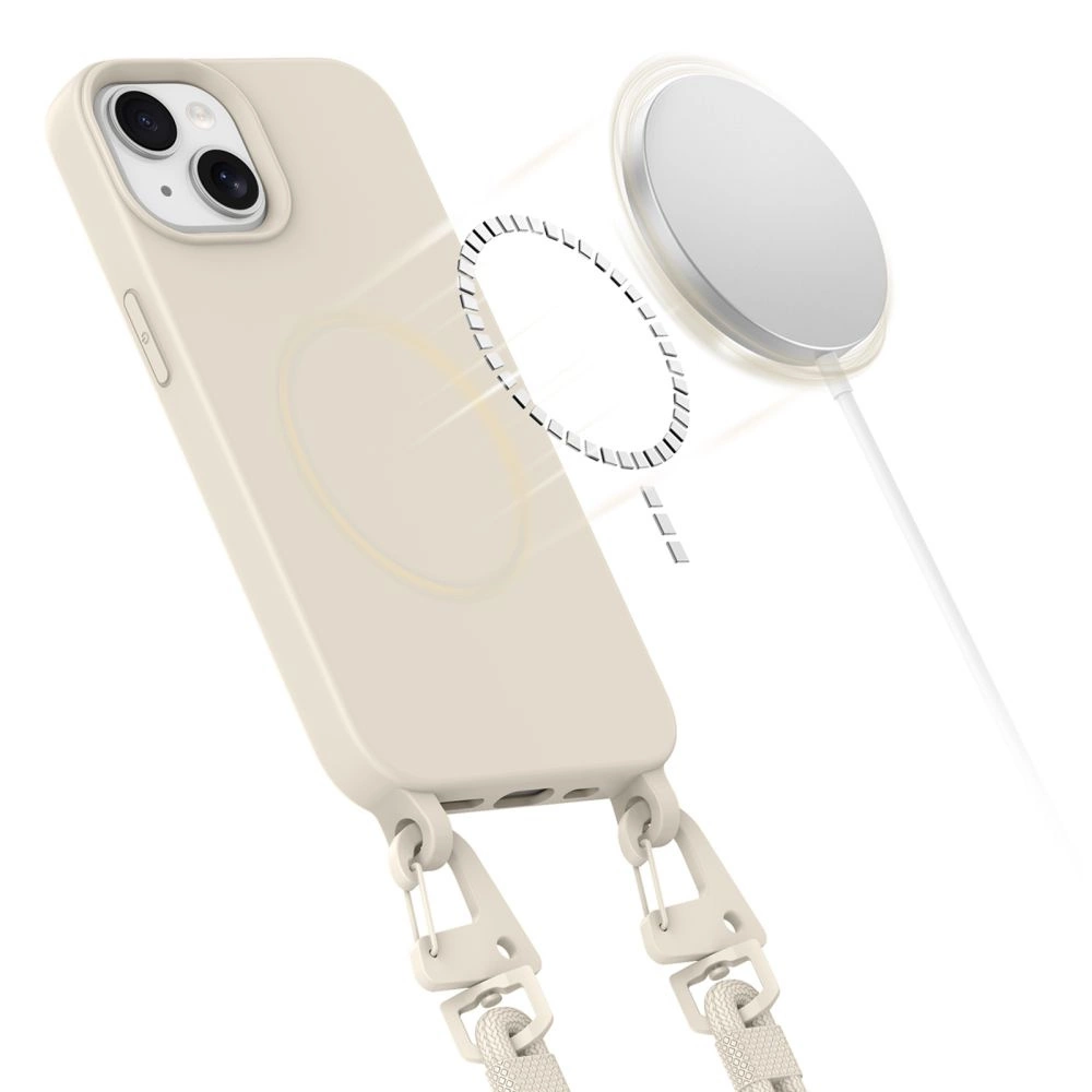 Tech-Protect MagNecklace MagSafe iPhone 15 Case - Beigeeng