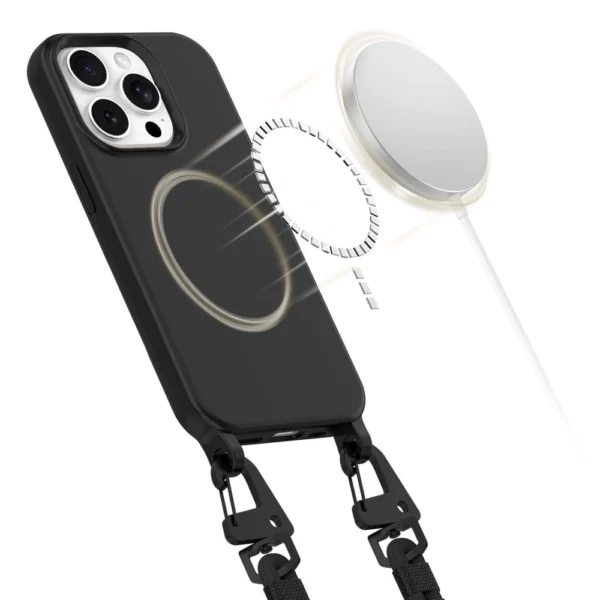 Tech-Protect MagNecklace MagSafe iPhone 15 Pro Case - Blackeng