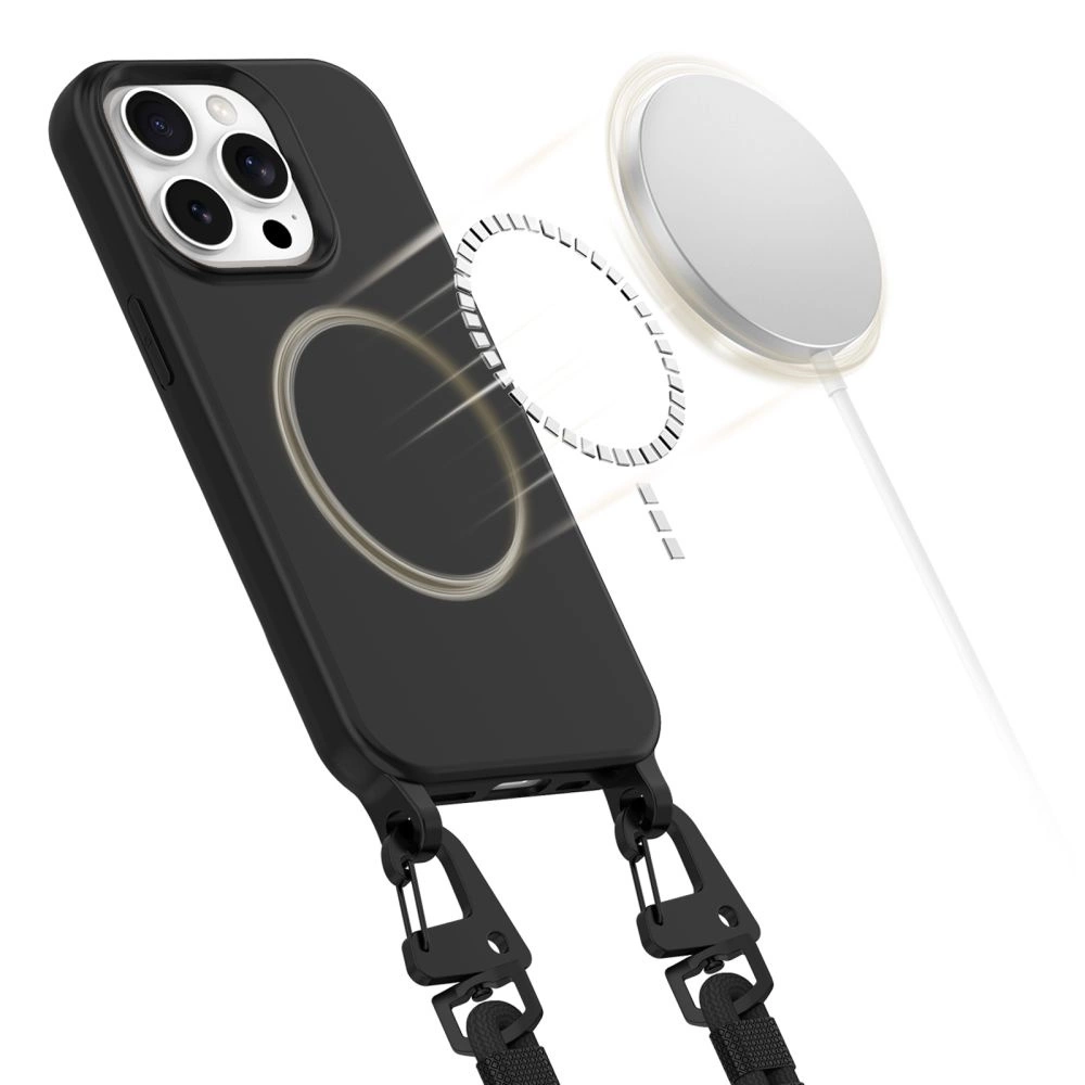 Tech-Protect MagNecklace MagSafe iPhone 15 Pro Case - Blackeng