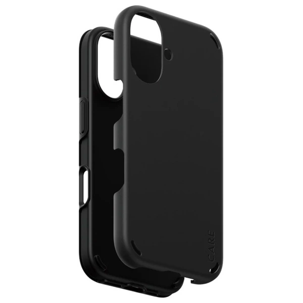 CARE by PanzerGlass Feature Double Defense Case for iPhone 16 - Blackeng