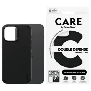 CARE by PanzerGlass Feature Double Defense Case for iPhone 16 Pro - Blackeng
