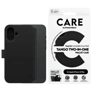 CARE by PanzerGlass Feature Tango 2in1 Wallet MagSafe Case for iPhone 16 Plus - Blackeng