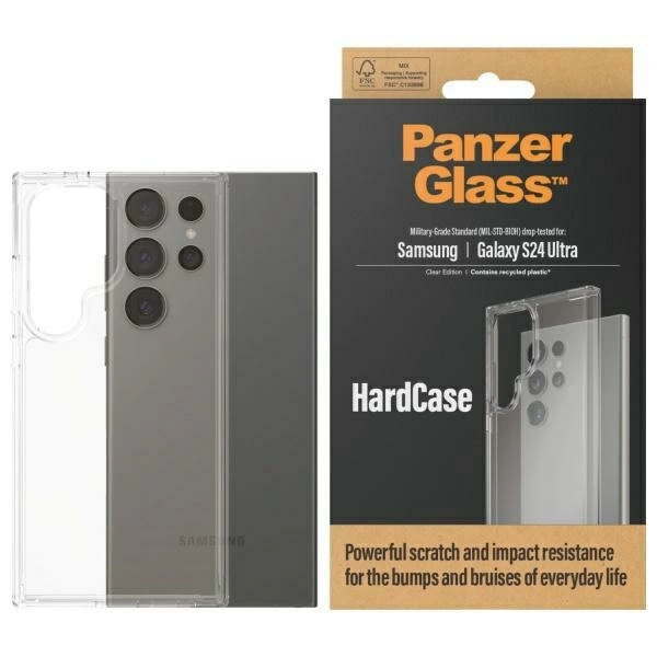 PanzerGlass HardCase Military grade for Samsung Galaxy S24 Ultra - transparenteng