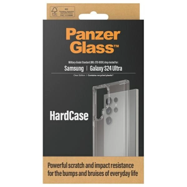 PanzerGlass HardCase Military grade for Samsung Galaxy S24 Ultra - transparenteng