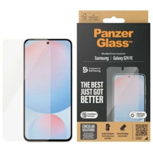 PanzerGlass Ultra-Wide Fit Screen Protection Tempered Glass for Samsung Galaxy S23 FE - Cleareng