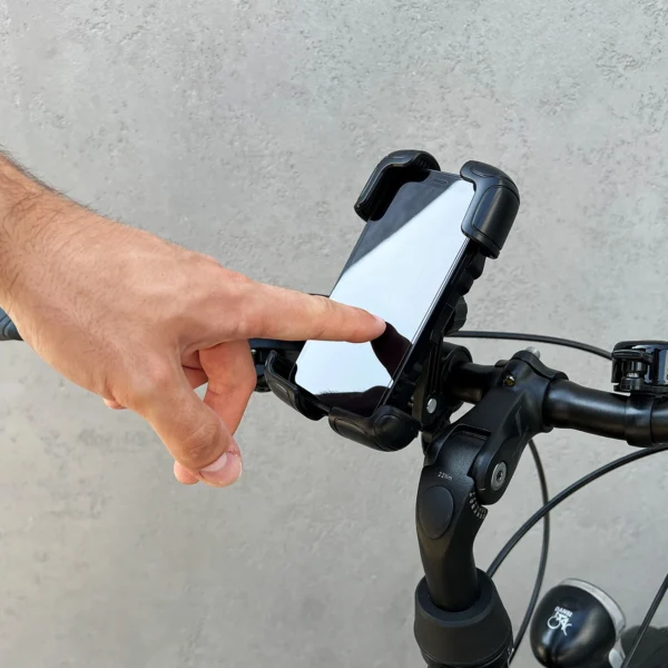 Wozinsky strong phone holder for the handlebar of a bicycle, motorcycle, scooters black (WBHBK6)eng
