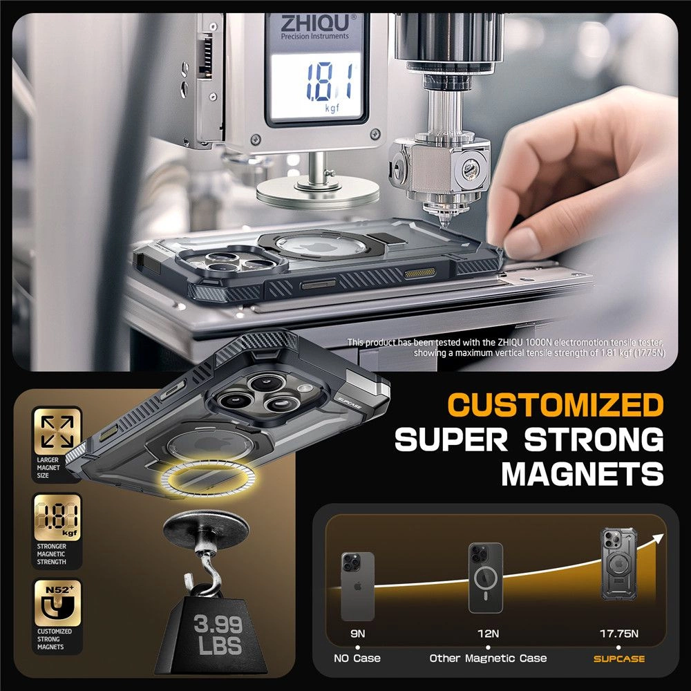 Supcase UB GRIP Mag MagSafe iPhone 16 Pro Case - Grayeng
