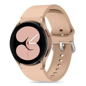 Tech-Protect Silicone Strap for Samsung Galaxy Watch 4 / 5 / 5 Pro / 6 / 7 / FE - Beigeeng