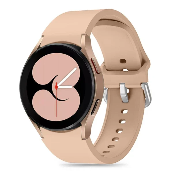 Tech-Protect Silicone Strap for Samsung Galaxy Watch 4 / 5 / 5 Pro / 6 / 7 / FE - Beigeeng
