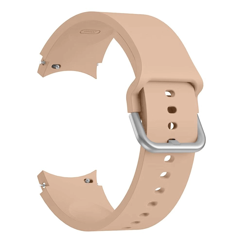 Tech-Protect Silicone Strap for Samsung Galaxy Watch 4 / 5 / 5 Pro / 6 / 7 / FE - Beigeeng
