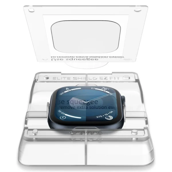 Spigen Elite Shield ”EZ FIT” Hybrid Glass 2-PACK for Apple Watch 10 (42MM) - Cleareng