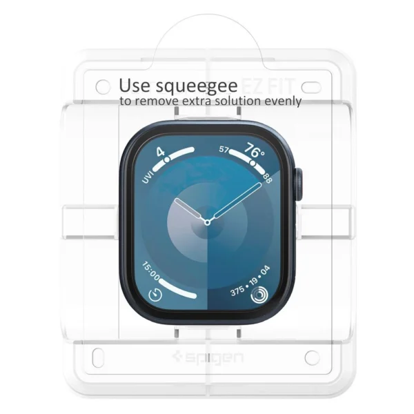 Spigen Elite Shield ”EZ FIT” Hybrid Glass 2-PACK for Apple Watch 10 (42MM) - Cleareng