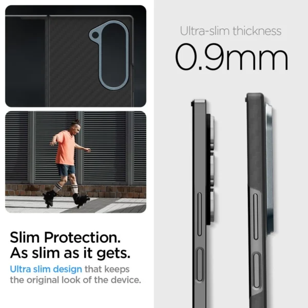 Spigen AirSKIN Case for Samsung Galaxy Z Fold 6 - Blackeng