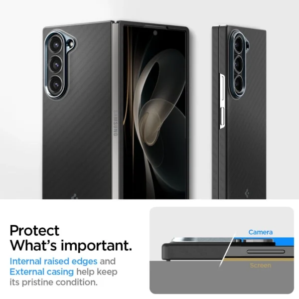 Spigen AirSKIN Case for Samsung Galaxy Z Fold 6 - Blackeng