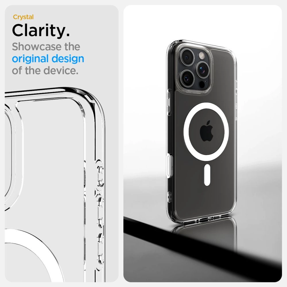 Spigen Ultra Hybrid ”T” Mag MagSafe Case for iPhone 16 Pro Max - Whiteeng