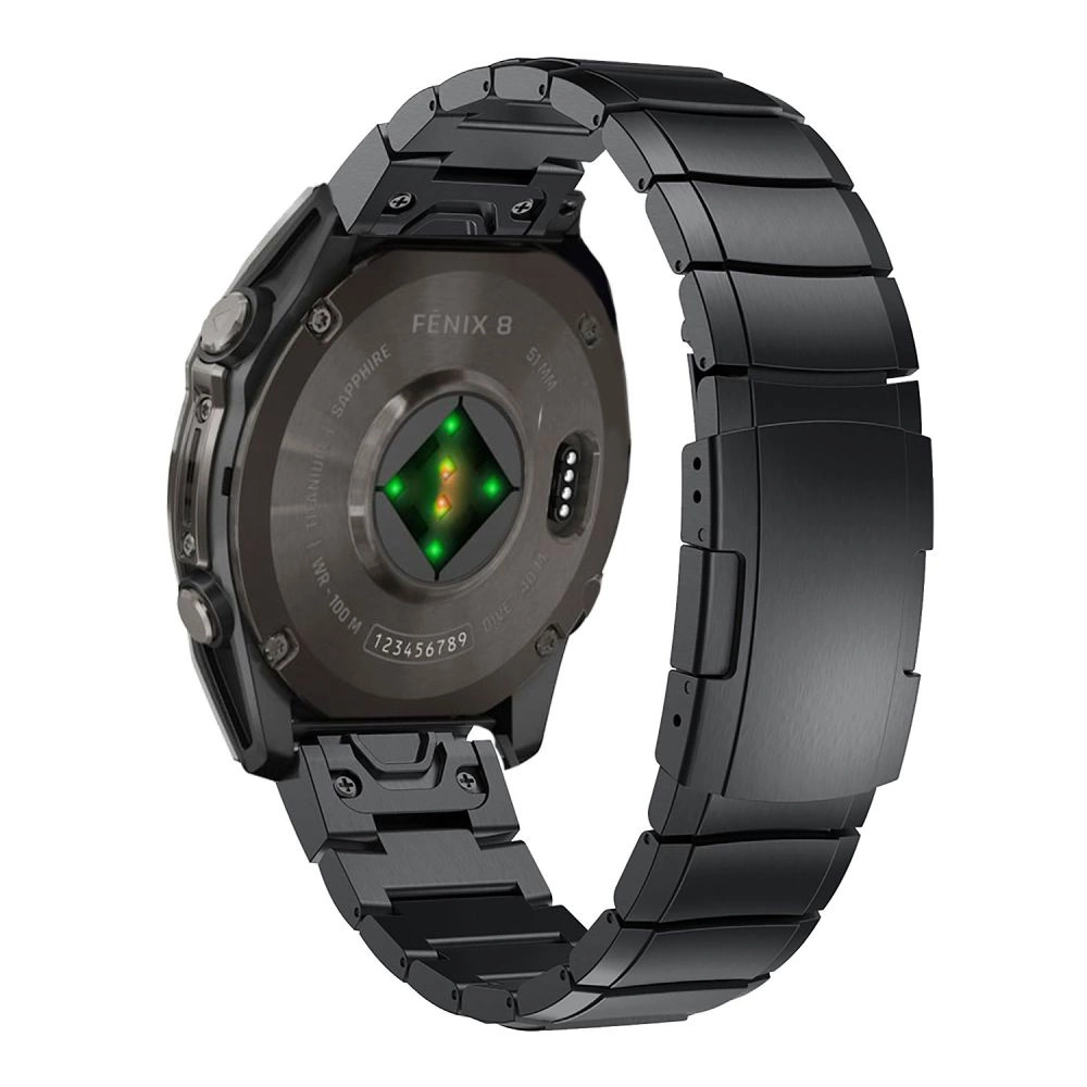 Tech-Protect SteelBand Garmin Fenix 5X / 5X PLUS / 6X / 6X Pro / 7X / 8 Strap (51 MM) - Blackeng