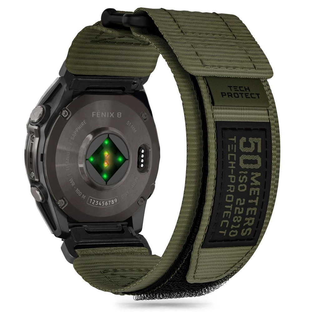 Tech-Protect Scout Pro Strap Garmin Fenix 5 / 6 / 6 Pro / 7 / 8 (47MM) - Greeneng