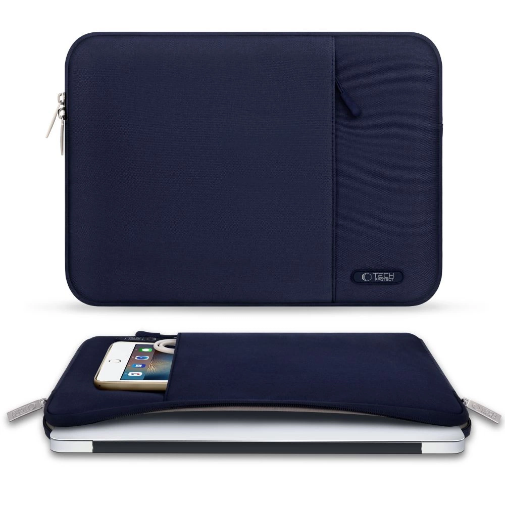 Tech-Protect Sleeve Laptop 13-14 Case - Navy Blueeng