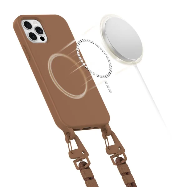 Tech-Protect MagNecklace MagSafe Case for iPhone 12 / 12 Pro - Browneng