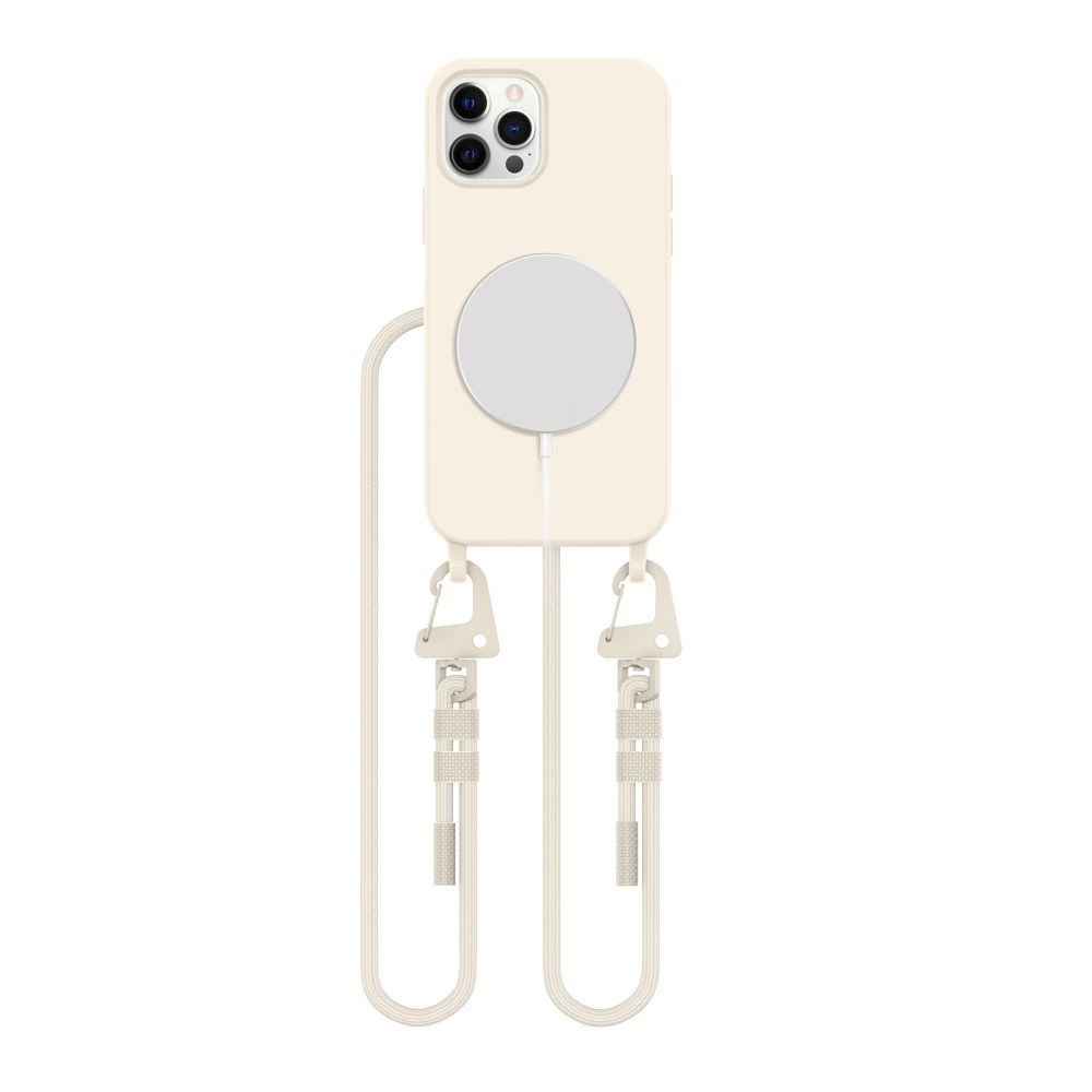 Tech-Protect MagNecklace MagSafe Case for iPhone 12 / 12 Pro - Beigeeng