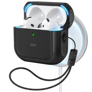 ESR Orbit Halolock MagSafe case for Apple AirPods 4 - blackeng