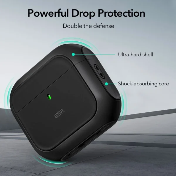 ESR Orbit Halolock MagSafe case for Apple AirPods 4 - blackeng