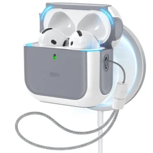 ESR Orbit Halolock MagSafe case for Apple AirPods 4 - whiteeng