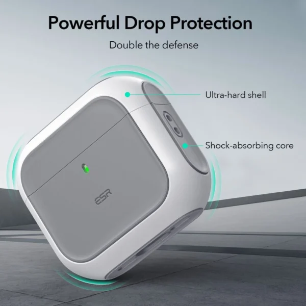 ESR Orbit Halolock MagSafe case for Apple AirPods 4 - whiteeng