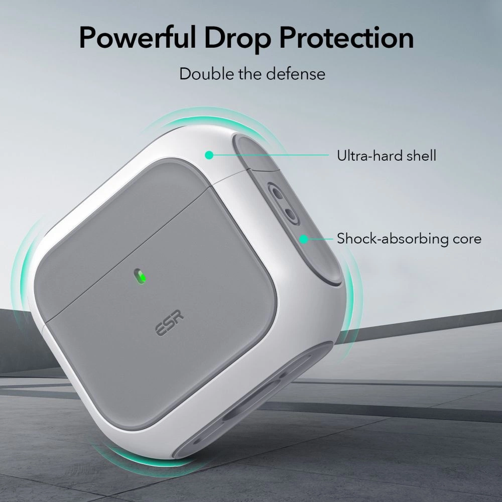 ESR Orbit Halolock MagSafe case for Apple AirPods 4 - whiteeng