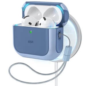 ESR Orbit Halolock MagSafe case for Apple AirPods 4 - blueeng