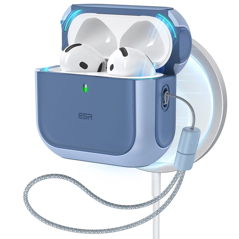 ESR Orbit Halolock MagSafe case for Apple AirPods 4 - blueeng