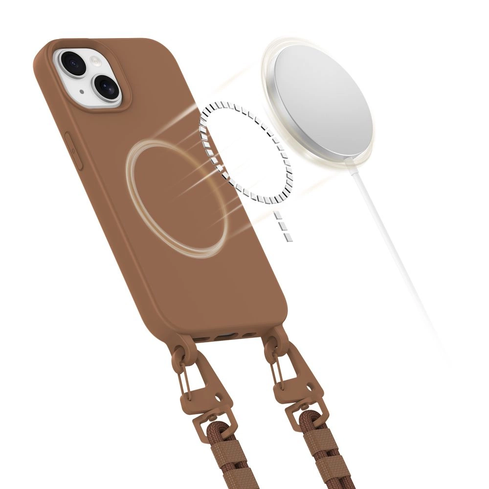 Tech-Protect MagNecklace MagSafe iPhone 14 Case - Browneng