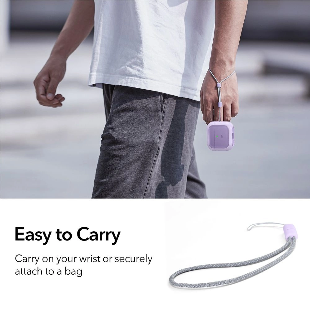ESR Orbit Halolock MagSafe case for Apple AirPods 4 - purpleeng