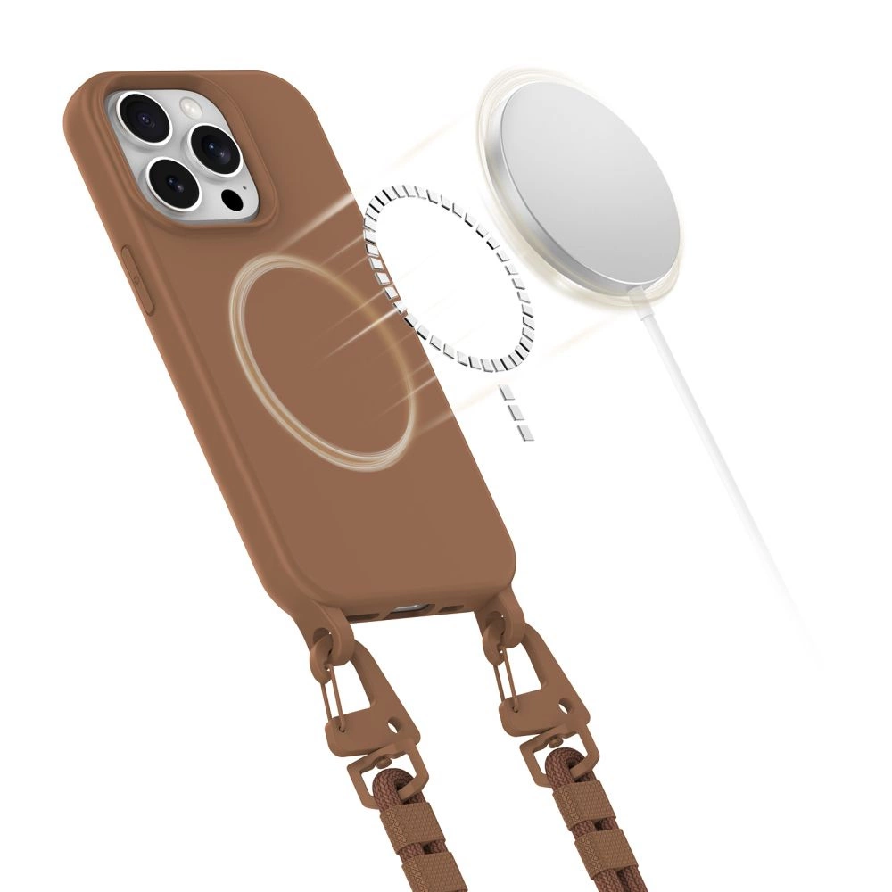 Tech-Protect MagNecklace MagSafe iPhone 14 Pro Case - Browneng