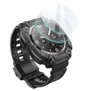 IBLSN ArmorBOX & Tempered Glass 2-PACK Supcase Case for Samsung Galaxy Watch Ultra (47MM) - Blackeng