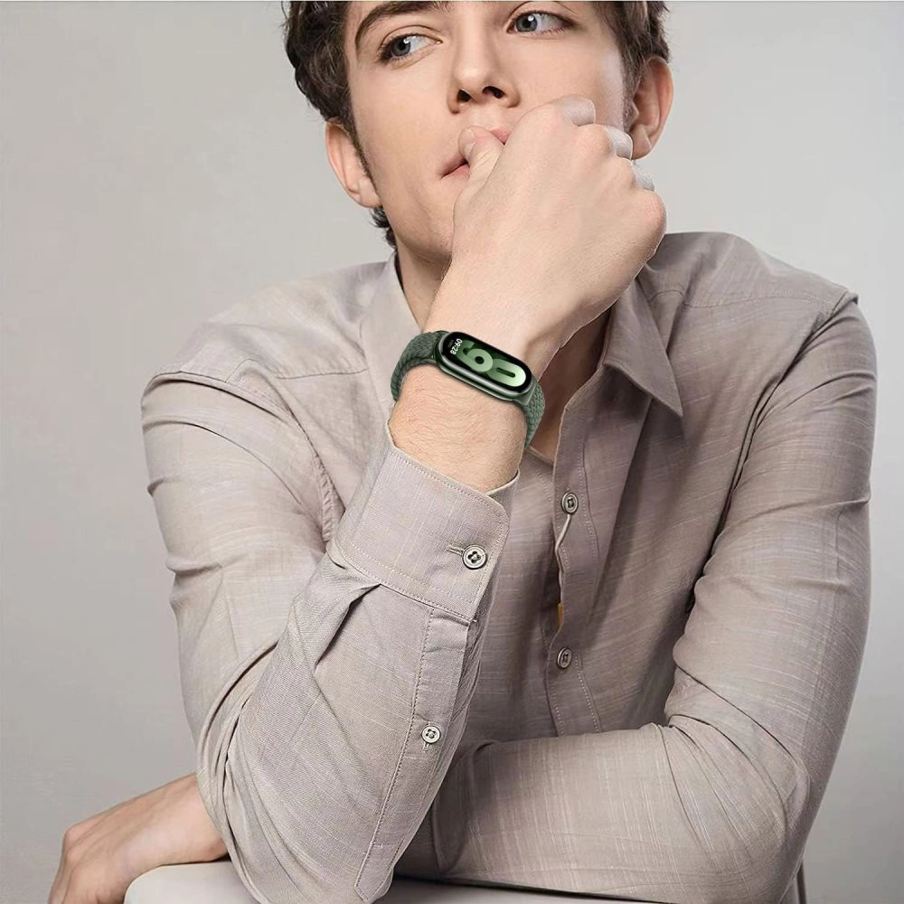 Tech-Protect NylonMag Strap for Xiaomi Smart Band 8 / 9 / NFC - Greeneng