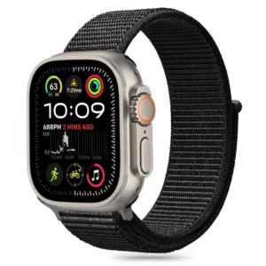 Tech-Protect Nylon Strap for Apple Watch 6 / 7 / 8 / 9 / 10 / SE (40 / 41 / 42 MM) - Blackeng