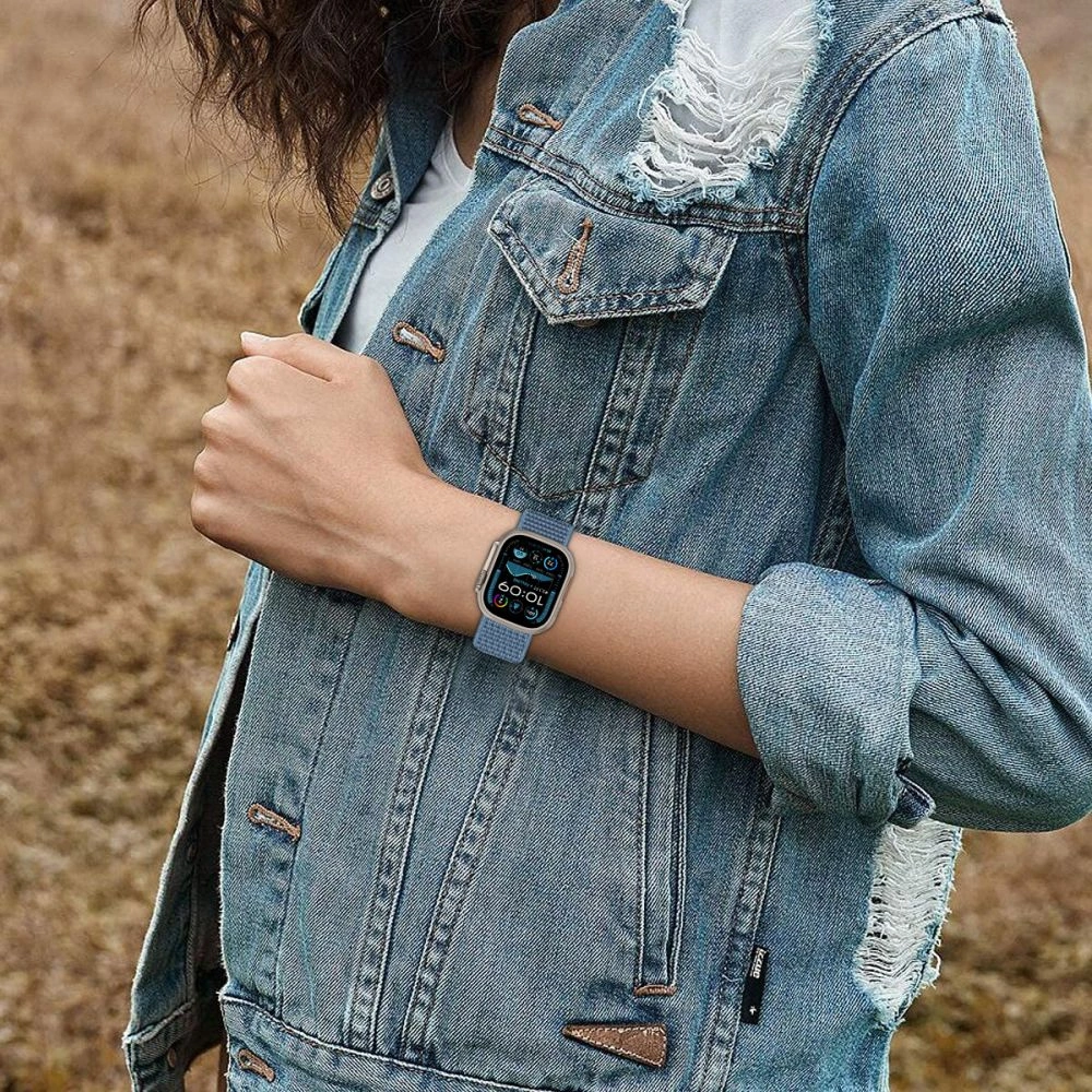 Tech-Protect Nylon Strap for Apple Watch 6 / 7 / 8 / 9 / 10 / SE (40 / 41 / 42 MM) - Blackeng