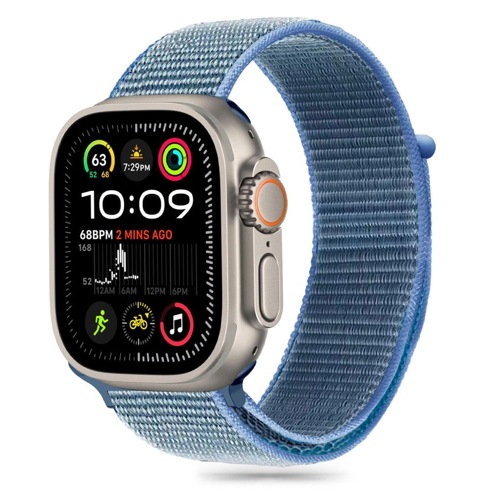 Tech-Protect Nylon Strap for Apple Watch 6 / 7 / 8 / 9 / 10 / SE (40 / 41 / 42 MM) - Blueeng