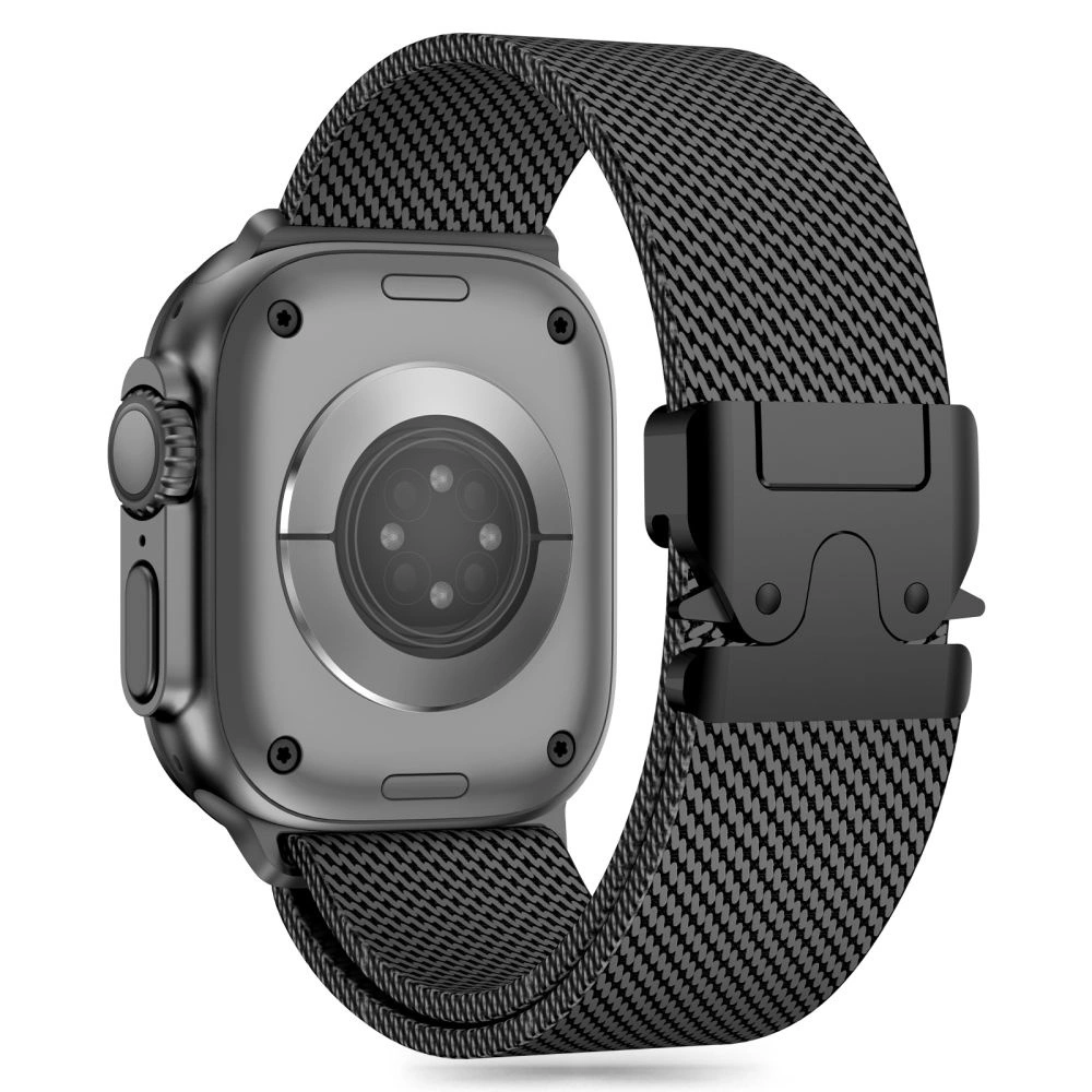 Tech-Protect Milano Strap for Apple Watch 6 / 7 / 8 / 9 / 10 / SE / Ultra 1 / 2 (44 / 45 / 46 / 49 MM) - Blackeng