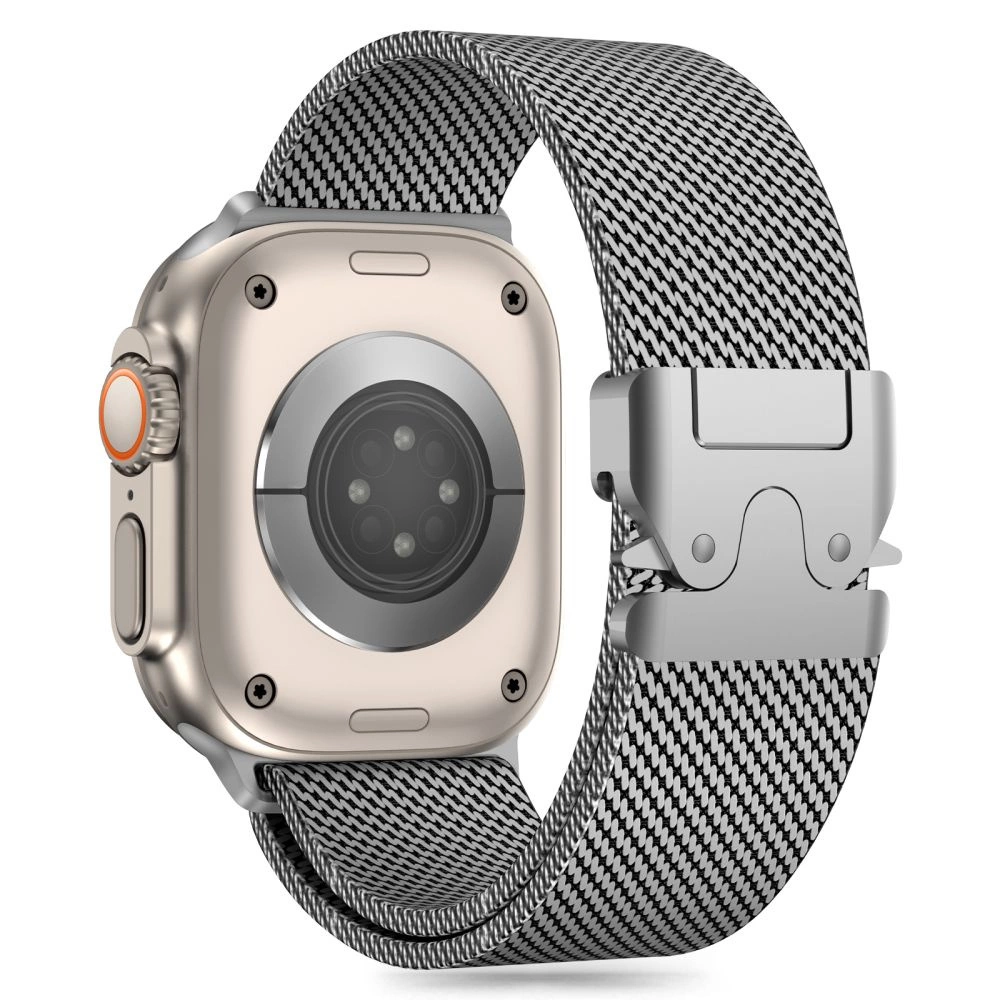 Tech-Protect Milano Strap for Apple Watch 6 / 7 / 8 / 9 / 10 / SE / Ultra 1 / 2 (44 / 45 / 46 / 49 MM) - Silvereng