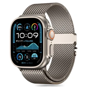 Tech-Protect Milano strap for Apple Watch 6 / 7 / 8 / 9 / 10 / SE / Ultra 1 / 2 (44 / 45 / 46 / 49 MM) - titaniumeng
