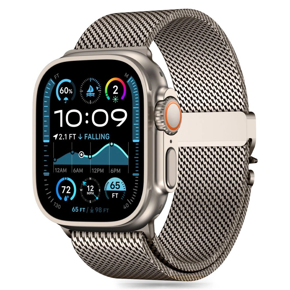 Tech-Protect Milano strap for Apple Watch 6 / 7 / 8 / 9 / 10 / SE / Ultra 1 / 2 (44 / 45 / 46 / 49 MM) - titaniumeng