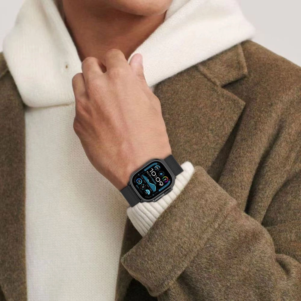 Tech-Protect Milano strap for Apple Watch 6 / 7 / 8 / 9 / 10 / SE / Ultra 1 / 2 (44 / 45 / 46 / 49 MM) - titaniumeng