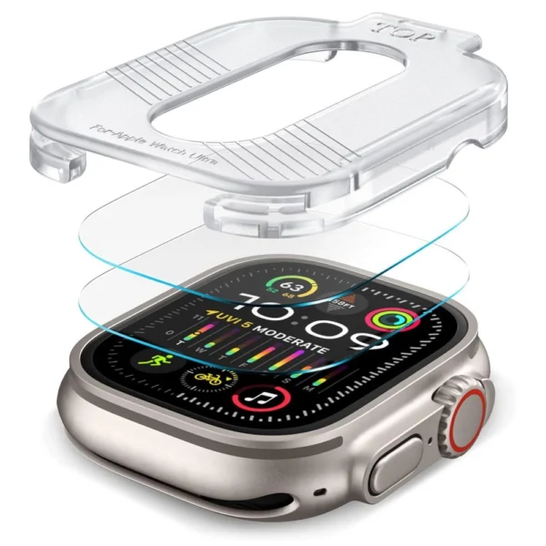 Tech-Protect Supreme Tempered Glass SET 2-PACK for Apple Watch Ultra 1/2 (49MM) - Cleareng