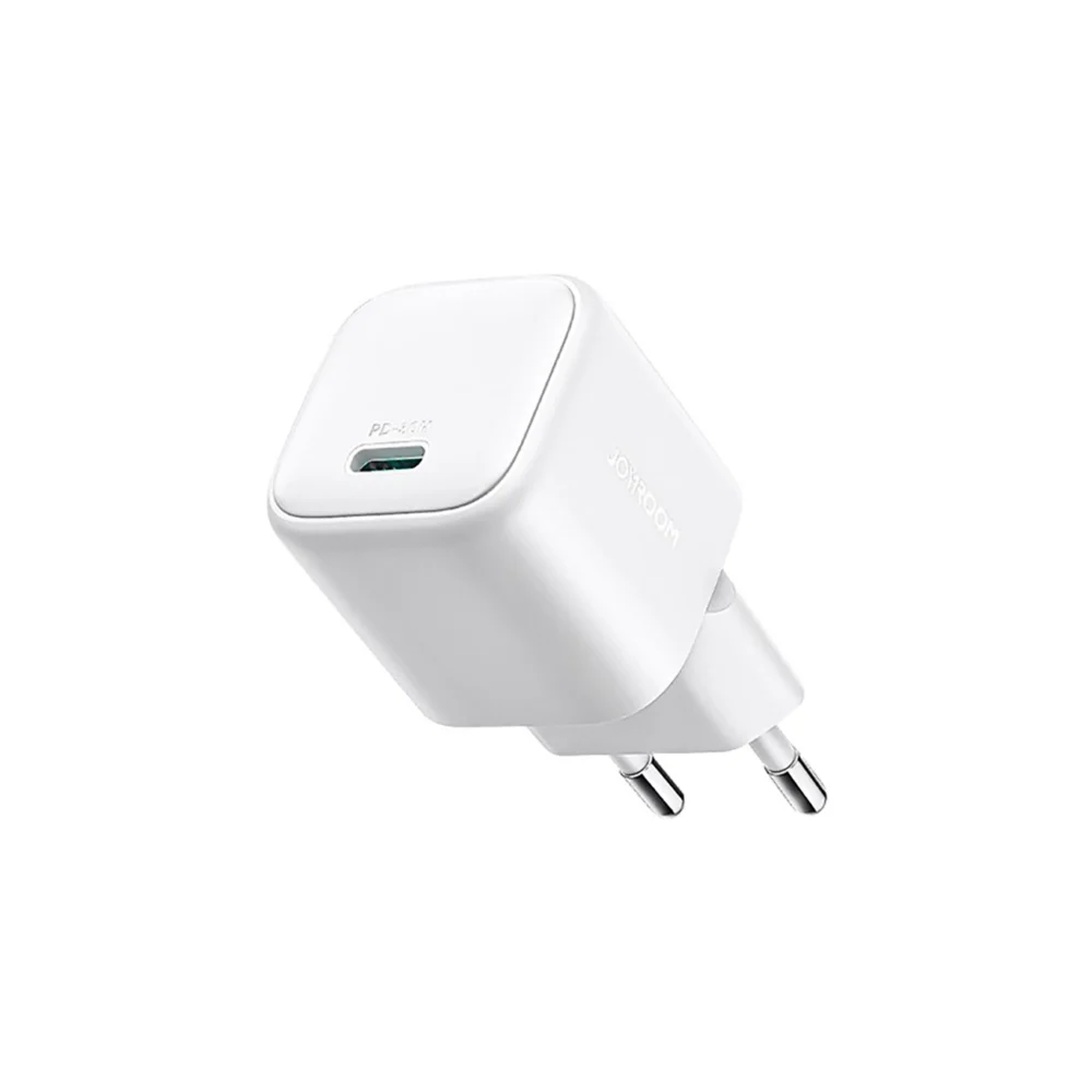 Joyroom JR-TCG15 Mini 30W GaN USB-C Wall Charger - Whiteeng