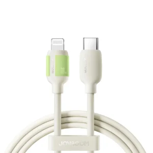 Joyroom S-A53 30W USB-C - Lightning Cable with Fluorescent Tip 1.2m - Beigeeng