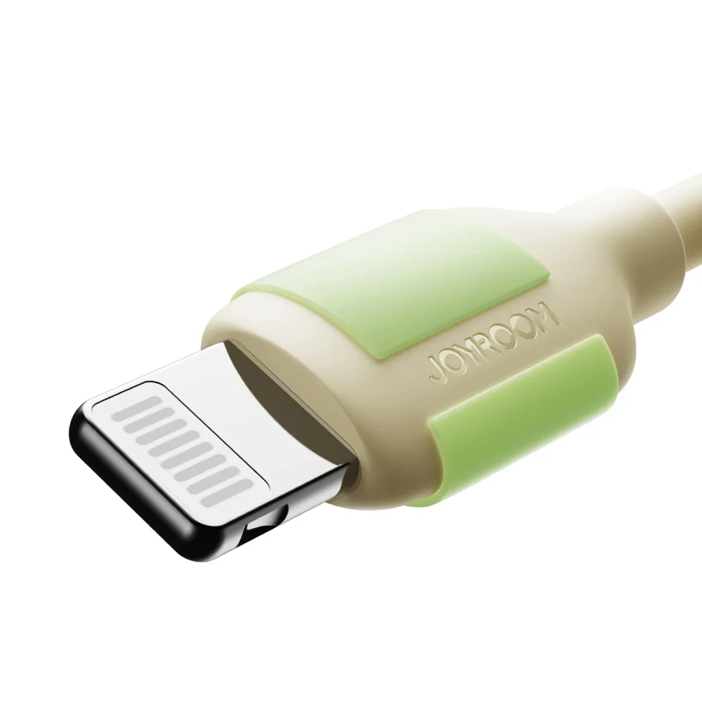 Joyroom S-A53 30W USB-C - Lightning Cable with Fluorescent Tip 1.2m - Beigeeng